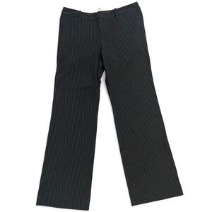 GAP Women’s Black Pinstripe Straight Fit Trousers